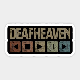 Deafheaven Control Button Sticker